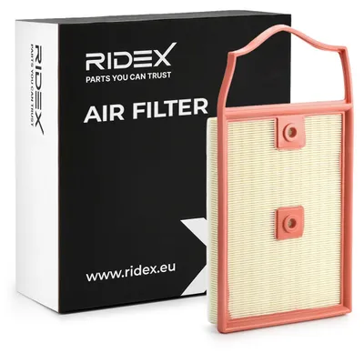 Produktbild von Luftfilter RIDEX 8A0641 für VW Polo Schrägheck (6R1, 6C1) Umluftfilter