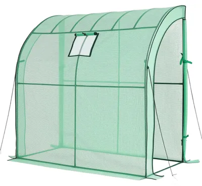 Immagine prodotto di Serra autoportante, 198 x 100 x 200 cm. Serra per esterni con finestra, copertura in PE, ripiano a 3 livelli, porte con cerniera a rullo e kit per serra autoportante, ideale per creare un piccolo giardino o una serra portatile per l'esterno