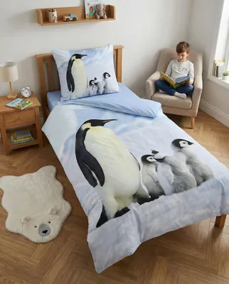 Zdjęcie produktu dla Omgoods - Kołdra z kompletem poszewek (140x200 cm) + poszewka na poduszkę (65x65 cm) - 100% bawełna