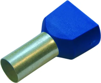 Produktbild von Haupa Twin-Aderendhülse 2,5/10 blau, 100 Stk.