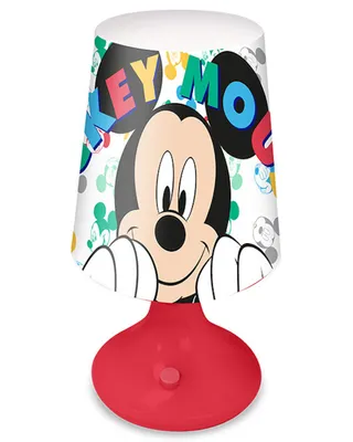 Obrázok produktu pre EUROSWAN Nočná stolná LED lampička Mickey Plast, 18x9 cm