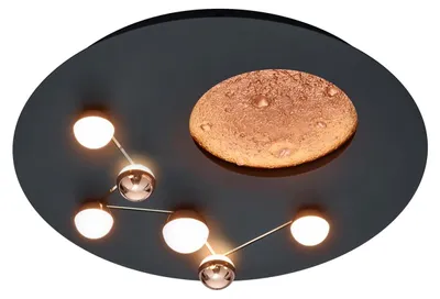 Obrázek produktu pro Stropní svítidlo CCT LED 'Zodiac' černé