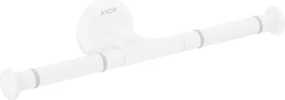 Produktbild von Hansgrohe Toilettenpapierhalter doppelt Axor Universal Circular mattweiss, 42857700