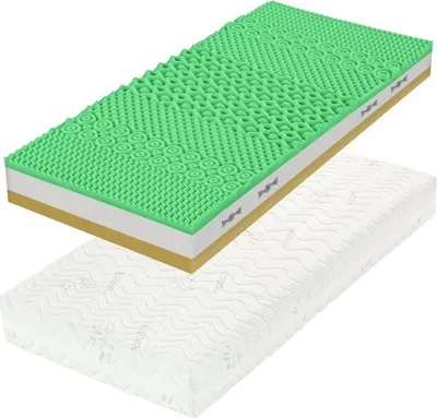 Produktbild von Maximus Visco Big Kaltschaummatratze 160x200 cm - Matratze mit Härtegrad H5/H4 - Höhe 24 cm, 7-Zonen, Kaltschaum, Memory Foam Matratze,Bettmatratze