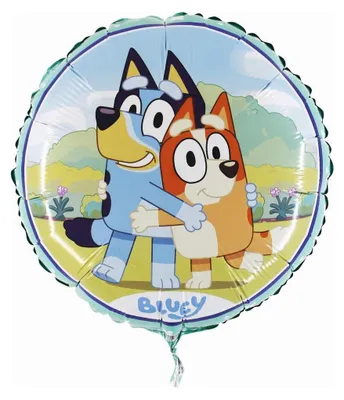 Produktbild von Folienballon „Blauer Hund“, 45 cm, 1 Stück.