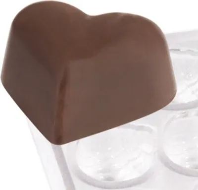 Produktbild von Pralinenform, Schockoladenform,Kunststoff, verschiedene Ausführung wählbar : Herz Variante: Herz