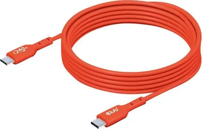 Obrázok produktu pre CLUB3D USB2 Type-C obojsmerný kábel, dáta 480Mb, PD 240W(48V/5A) EPR M/M 2m