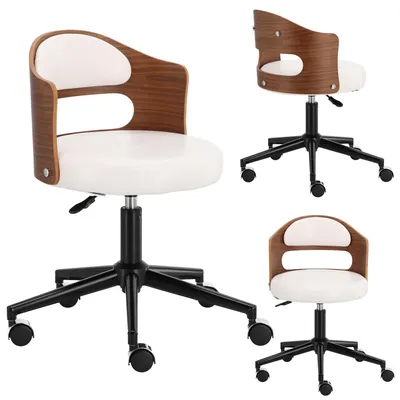 Immagine prodotto di Sgabello cosmetico da parrucchiere sedia hocker sella SPA mobile bianco