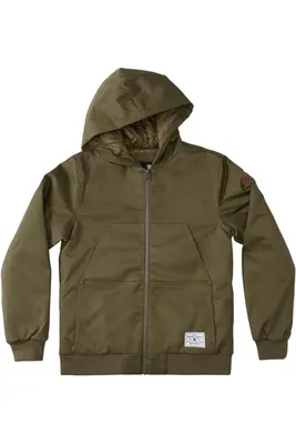Productafbeelding van Dc Shoes, hooded jack met padding, geïsoleerde overgangsjas, maat 152