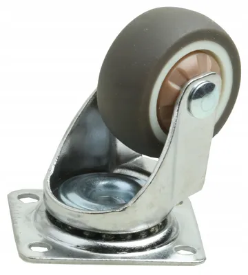Produktbild von TOMiMET Möbelrolle 40mm Schwenkrad Gummi Kugellager