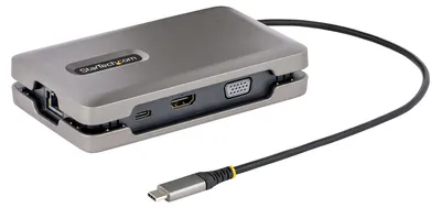 Produktbild von StarTech.com USB-C Dockingstation 4K HDMI/VGA Dual Monitor 100W PD Ethernet