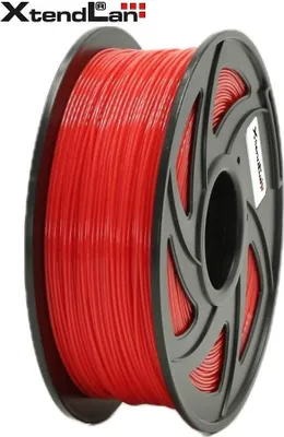 Produktbild von XtendLAN PETG filament 1,75mm šarlatově červený 1kg