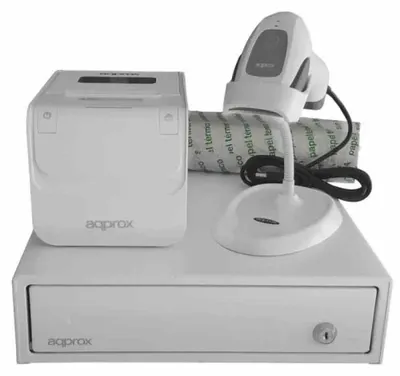 Zdjęcie produktu dla Approx APPPOSPACK3380WH-2D, bezpośrednio termiczny, Drukarka POS, 203 x 203 DPI, 250 mm/s, 80 mm, 80 x 60