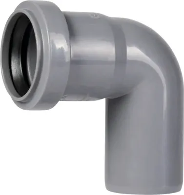 Produktbild von HT-Bogen - NW 40 - Winkel 87,5 ° / Bogenstück / Umlenkbogen / HT-Rohre / HTB Bogenstück / Abwasserrohr
