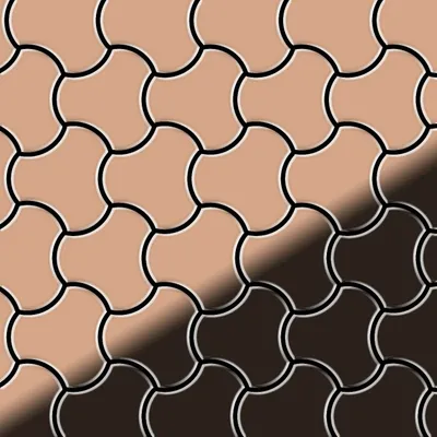 Zdjęcie produktu dla ALLOY Ubiquity-CM Metalowa mozaika z miedzi walcowana miedziana 0,75 m2