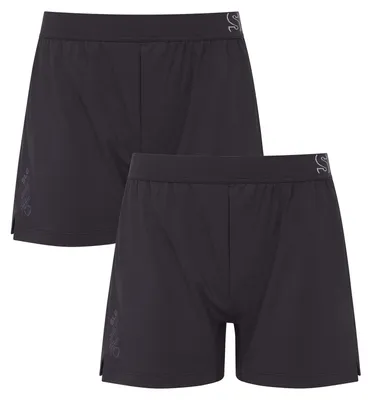 Produktbild von sloggi Herren Boxer 2-Pack Shorts - CHARCOAL - Größe S
