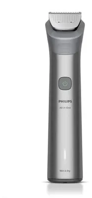 Produktbild von Philips All-in-One Trimmer 5000 Series MG5921/15 10-in-1-Trimmer, Hellgrau, 0,5 mm, 1,6 cm, 1 mm, Gesicht, Kopf, Nase, Metall