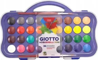 Immagine prodotto di Farby akwarelowe w pastylkach Giotto 36 kolorów