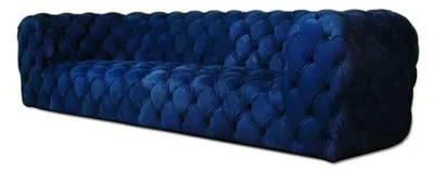 Produktbild von Gelbe Chesterfield Couch Viersitzer xxl big sofa gemütliche couchen weich neu