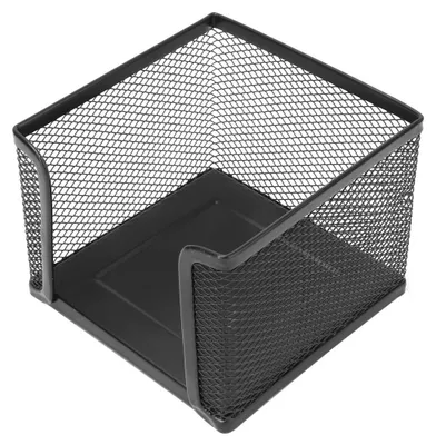 Image de Boîte de rangement en métal pour post-it, étagère de bureau, porte-cartes, présentoir, organisateur