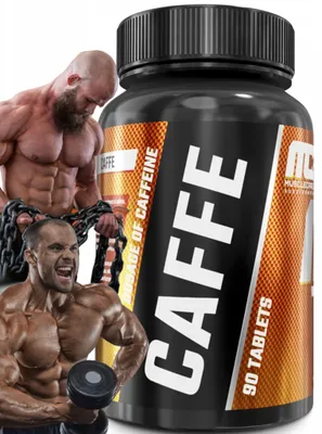 Obrázek produktu pro Kofeinová předtréninková energie POWER VITALITY Muscle Care Caffe 90 tabs