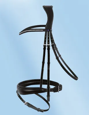 Produktbild von Passier Trense PASSIERBLU Spirit Trensenzaum Schwarz/Edelstahl Warmblut