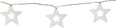 Produktbild von LED Lichterkette „Woodwork“ 728-41 Lichterkette10flg Woodwo