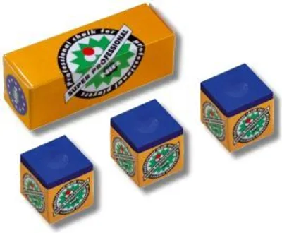 Produktbild von Billard Kreide Longoni Super-Professional blau, 3 Stück