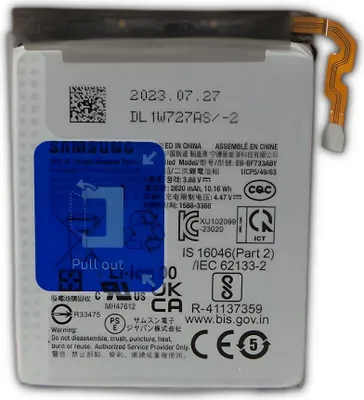 Produktbild von Original Samsung Z Flip5 Akku Batterie EB-BF733ABY 2700mAh