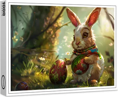 Produktbild von raxxa Premium-Puzzle "Osterfreund", 1000 Teile