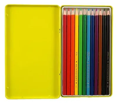 Image de Crayons de couleur dans une boîte
