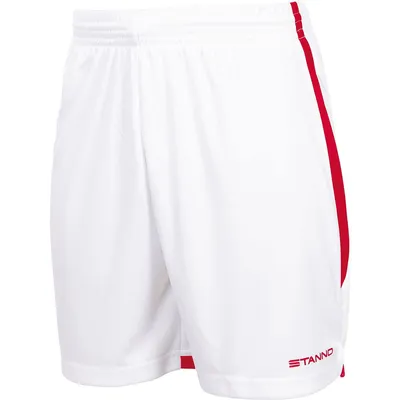 Produktbild von Stanno Focus II Shorts Herren - Weiß / Rot  | Größe: XL