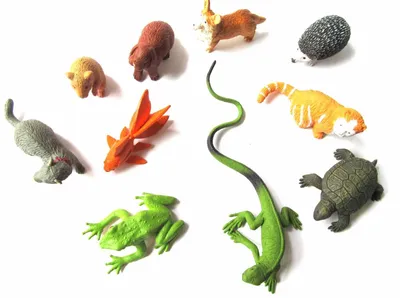 Produktbild von 10x Haustiere Set Tierfiguren Miniblings Aufstellfiguren Katze Hund Hase Hamster