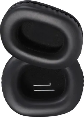 Immagine prodotto di INF Cuscinetti auricolari in pelle proteica ricambio per cuffie over ear 2 pezzi Nero