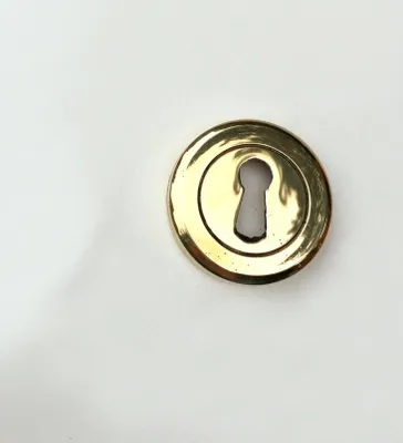 Produktbild von Schlüsselrosette für Haustüren(einzeln) - Sicherheitsrosette |PZ| Messing glanz