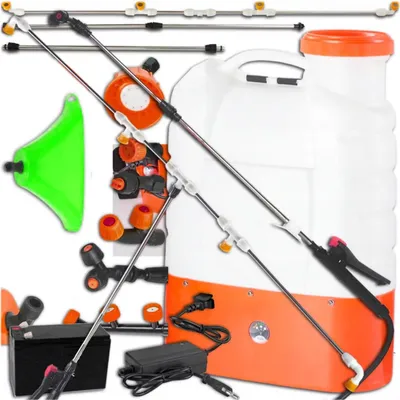Produktbild von KRAFT&DELE | Akku Drucksprüher, 16L, Rückensprüher, 12V, 8Ah, Lanze, Zubehörset XXL, Düngersprüher, Gartensprüher mit Schultergurte, Pflanzensprüher, Gartenbewässerung, Desinfektion, Autowäsche