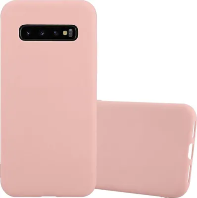 Obrázok produktu pre Cadorabo puzdro pre Samsung Galaxy S10 4G ochranné puzdro v ružovej farbe puzdro na mobilný telefón TPU silikónový kryt