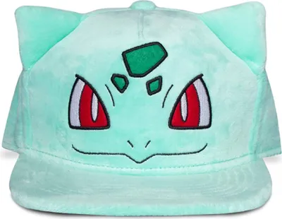 Image de Czapka Snapback z Pluszowym Bulbasaur od Pokémon - Wysoka Jakość, Licencjonowana