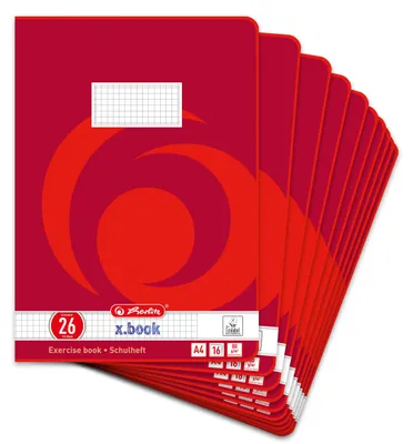 Obrázok produktu pre Zošit A4 80g/qm pravítko veľkosť 26 balenie po 10 ks