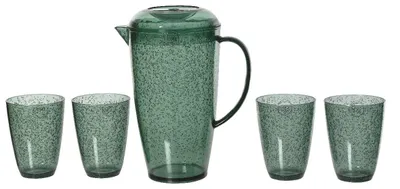 Produktbild von Decoris Kunststoff Glasset mit Karaffe 5-tlg.