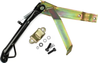 Image de Béquille latérale TNT noire, référence OEM 370660H, pour Malaguti F12 Phantom 50 AC, modèles de 2004 à 2006