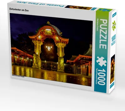 Produktbild von Calvendo Elefantentor am Zoo 1000 Teile Puzzle quer 640x480mm, Drews Marianne; 7286937