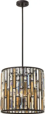 Produktbild von Elstead Gemma Hängeleuchte E14 3-fach Vintage-Bronze