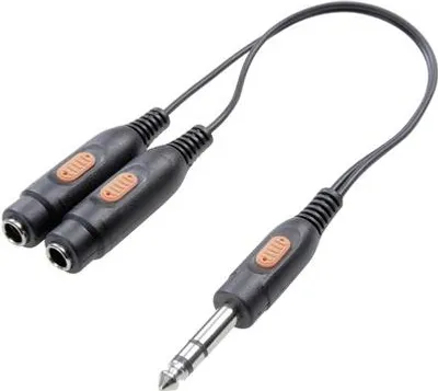 Produktbild von SpeaKa Professional Klinke Audio Y-Adapter [1x Klinkenstecker 6.35 mm