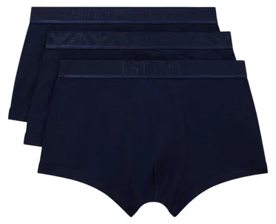 Immagine prodotto di Boxer uomo EMPORIO ARMANI parigamba confezione 3 capi elastico a vista cotone elasticizzati articolo EM000259 AF10780, S, Cotone 95%,Spandex 5%