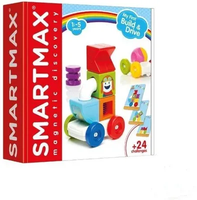 Image de SmartMax My First Build & Drive, Jeu de réflexion, Jeu d'enfant, Jouets, Enfants, 18 mois et +, SMX 237