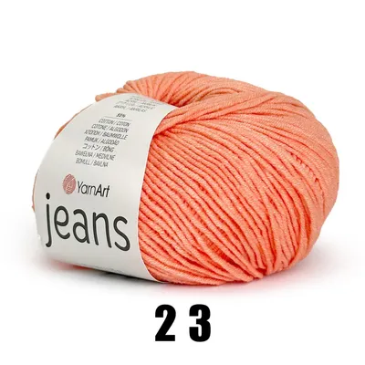 Produktbild von YarnArt Jeans (50g/160M) 23 orange
