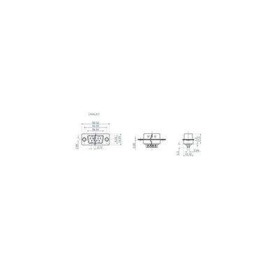 Zdjęcie produktu dla DELOCK D-Sub 37 Pin Stecker Metall, Lötversion, 4 Stück