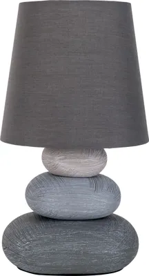 Produktbild von Näve 3045216 Stoff-Tischleuchte ; Farbe: Grau