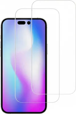 Productafbeelding van Accezz Gehard Glas Screenprotector 2-pack voor de Apple iPhone 14 Pro